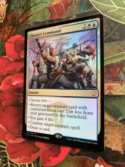 MTG Ojutai's Command Dragons of Tarkir 227/264 Foil Rare NM - Image 3