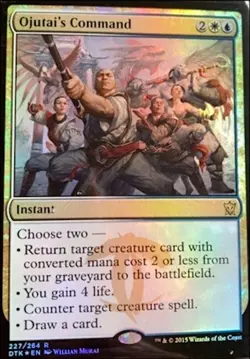 MTG Ojutai's Command Dragons of Tarkir 227/264 Foil Rare NM - Image 5