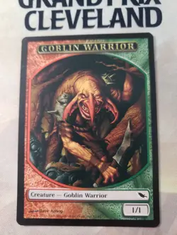 GOBLIN WARRIOR Token x5 Shadowmoor Green Red Gruul EDH Cube - Image 2
