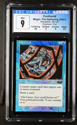 CONFOUND Planeshift Foil C CGC 9 Q++ MTG [Nostalgium] - Image 1