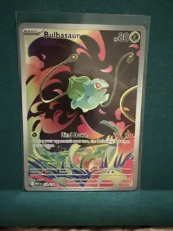 Pokemon TCG Bulbasaur 133/132 Mega Evolutions Holo Rare Near Mint - Image 1
