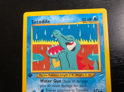 Pokemon Neo Destiny Non-Holo 1st Edition Totodile 85 /105 EX/NM Free Shipping - Image 2