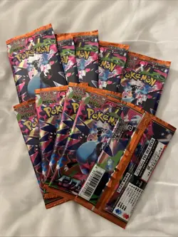 10 Pack Japanese Pokemon Mega Inferno X Booster Packs USA - Image 3