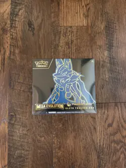 Pokemon Center ETB Mega Evolution Lucario Elite Trainer Box - Image 1
