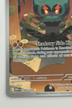 Pokemon TCG Mega Evolution Marshadow 146/132 IR Illustration Rare NM - Image 2