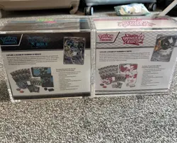 Black Bolt & White Flare Pokemon Center Elite Trainer Box Sealed ETB W/Acrylic - Image 3
