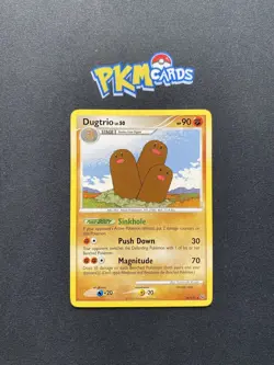 Pokemon TCG Dugtrio Platinum Base Set 24/127 Regular Rare LP. - Image 1