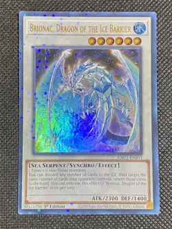 YuGiOh! Brionac, Dragon of the Ice Barrier HAC1-EN051 Duel Terminal 1st Ed NM - Image 1