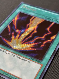 Yu-Gi-Oh! Raigeki 1st Edition Secret Rare LCYW-EN054 (NEAR MINT) - Image 4
