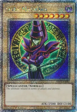 Yugioh! LP Dark Magician - RA03-EN080 - Quarter Century Secret Rare - 1st Editio - Image 1