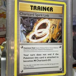 PSA 8 2016 POKEMON CARD CHARIZARD SPRIT LINK EVOLUTIONS #75/108 - Image 3
