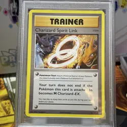 PSA 8 2016 POKEMON CARD CHARIZARD SPRIT LINK EVOLUTIONS #75/108 - Image 5