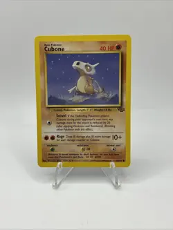 💥 Cubone 50/64 Jungle Non Holo Foil Pokemon 1999 Vintage Card - Image 1