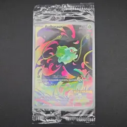 Pokemon TCG Card Bulbasaur 133/132 Mega Evolution Stamped Promo - Sealed - Image 1