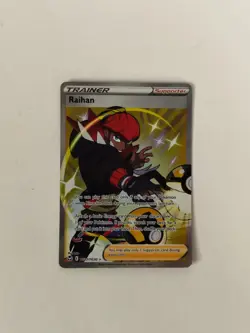 Raihan Full Art Holo Trainer Card Silver Tempest TG27/TG30 NM - Image 1