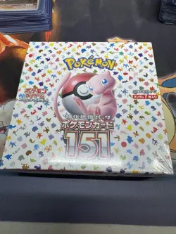 Pokemon Card 151 Japanese Booster Box Scarlet&Violet Factory Sealed Shrink 4521329346038 - Image 1