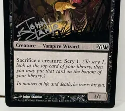 MTG Viscera Seer Hand-signed Autograph by John Stanko Card Core Set 2011 M11 - Image 3