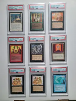 MTG 9 The Dark 1994 PSA Graded Cards Martyr's Cry, Scarwood Bandits & More LOOK! - Image 1