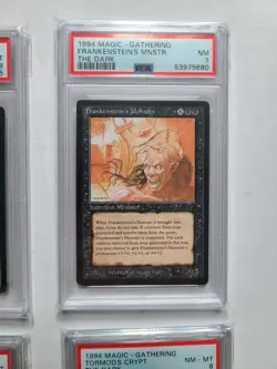 MTG 9 The Dark 1994 PSA Graded Cards Martyr's Cry, Scarwood Bandits & More LOOK! - Image 4