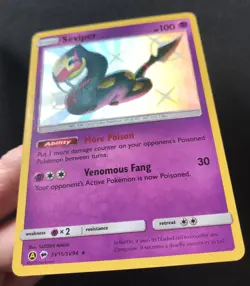 Seviper SV15/SV94 Hidden Fates SECRET RARE Trainer Pokemon Card Shiny Vault NM - Image 4