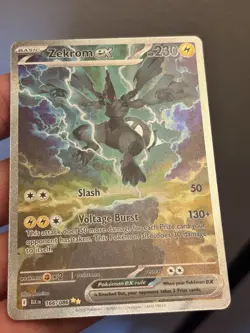 Pokemon Zecrom EX SIR 166/086 Pack Fresh - Black Bolt - NEAR MINT/CHASE CARD ?? - Image 1