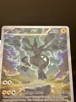 Pokemon Zecrom EX SIR 166/086 Pack Fresh - Black Bolt - NEAR MINT/CHASE CARD ?? - Image 3