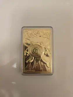 23K Gold Plated Poliwhirl 1999 Burger King Pokemon Trading Card - Image 5