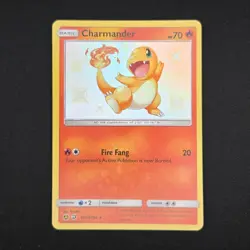 Pokemon TCG Card Charmander SV6/SV94 Hidden Fates Shiny Holo Rare - NM - Image 1