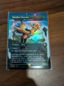 Paradise Chocobo - Birds of Paradise (Borderless) Commander: Final Fantasy Foil - Image 1