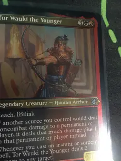 MTG Magic The Gathering Tor Wauki The Younger Foil Etched DMC Rakdos Commander - Image 2