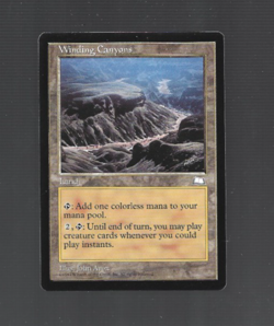 MTG, Winding Canyons, Weatherlight expansion, Regular LP-mint - Image 1