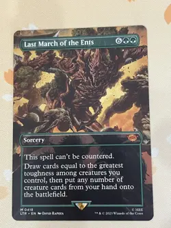 Magic The Gathering, Last March of the Ents, Borderless, ENG, LP - Image 1