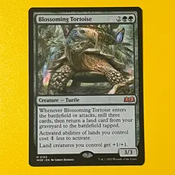 Blossoming Tortoise | M | 163 | Wilds of Eldraine | Magic: The Gathering - Image 1