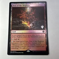 Den of the Bugbear Promo Pack: Adventures in the Forgotten Realms Foil - Image 1