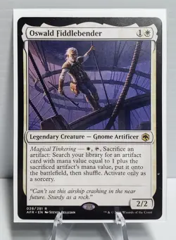 Magic the Gathering (mtg): AFR: Oswald Fiddlebender - Rare x1 - Image 1