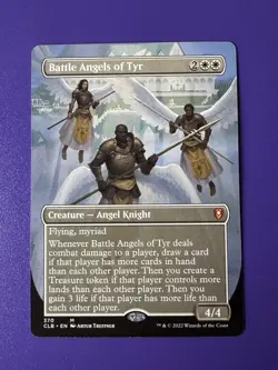 Battle Angels of Tyr (Borderless) Commander Legends MTG Regular - Image 1