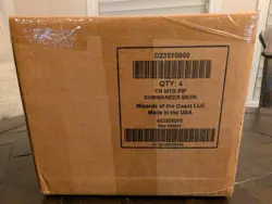 ?? MTG Fallout Commander Deck Bundle Display Case Set of 4 PIP - Sealed Case ?? - Image 2