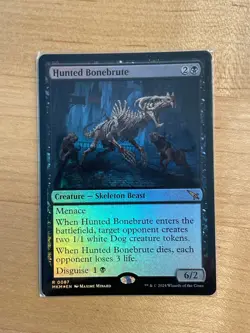 MTG NM Hunted Bonebrute Foil [Murders at Karlov Manor] - Image 1