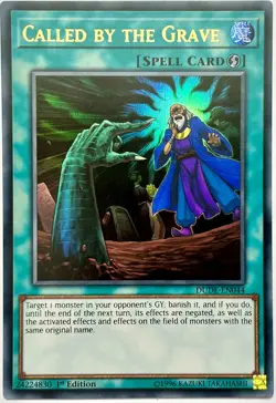DUDE-EN044 Called by the Grave - Ultra Rare 1st Edition Lightly Played YuGiOh - Image 1