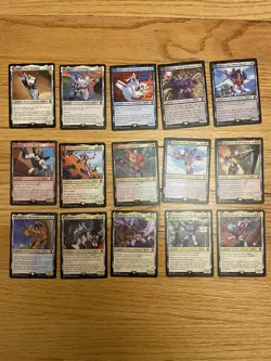 MTG Universe Beyond Transformers BOT Full Complete Set - (15 Cards) - Image 1