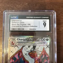 Charizard ex 056 Black Star Promo Pokemon Card (2023) CGC Mint 9 Pokemon TCG - Image 2