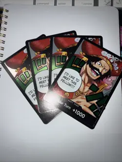 DON!! Card (Gol.D.Roger) Carrying On His Will Foil 4x - Image 1