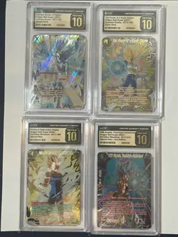 Dragon Ball Super Graded Card Lot of 8 CGC Pristines - Image 2