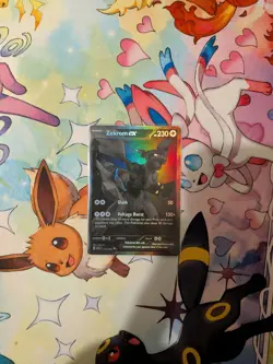 Pokemon Black Bolt Zekrom EX TCG Card 172/86 Full Art Ultra Rare Mint - Image 1