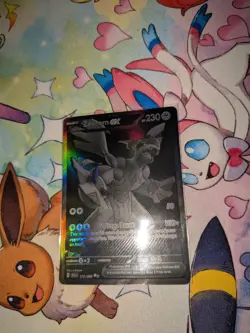 Pokemon Black Bolt Zekrom EX TCG Card 172/86 Full Art Ultra Rare Mint - Image 2