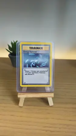 Energy Removal 92/102 Base Set 1999 WOTC Trainer Pokemon Card - LP - Image 3