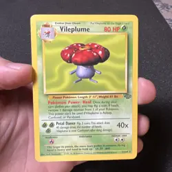 Vileplume 31/64 Jungle Rare Pokemon Card Non-Holo NM - Image 1