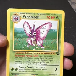 Venomoth 29/64 Jungle Rare Pokemon Card Non-Holo NM - Image 2