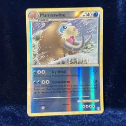 Mamoswine 5/102 Reverse Holo Rare Triumphant Pokemon Card - Image 1