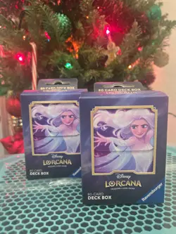 Disney Lorcana Elsa Trading Card Game 80 Card Deck Box Ravensburger Official NEW - Image 2